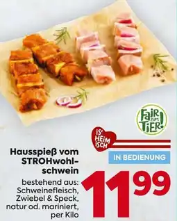Billa Hausspieẞ vom STROHwohl- schwein Angebot