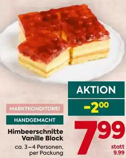 Billa Himbeerschnitte Vanille Block Angebot