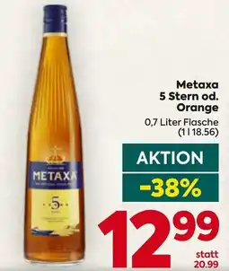 Billa Metaxa 5 Stern od. Orange Angebot