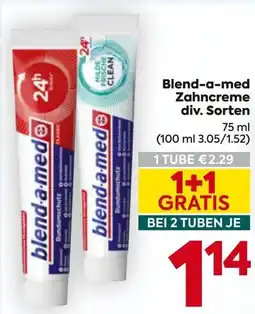 Billa Blend-a-med Zahncreme Angebot