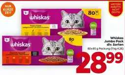 Billa Whiskas Jumbo Pack Angebot
