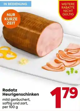 Billa Radatz Heurigenschinken Angebot