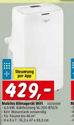 Bauhaus Mobiles klimagerät wifi Angebot