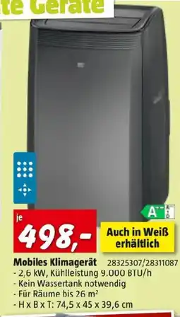 Bauhaus Mobiles Klimagerät Angebot