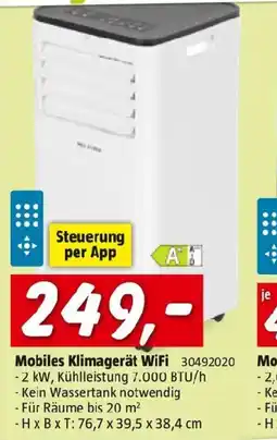 Bauhaus Mobiles Klimagerät WiFi Angebot
