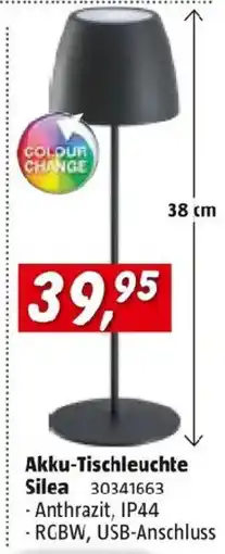 Bauhaus Akku-Tischleuchte Silea Angebot