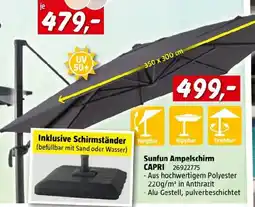 Bauhaus Sunfun ampelschirm capri Angebot