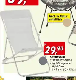 Bauhaus Strandstuhl Angebot