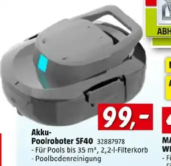 Bauhaus Akku- poolroboter sf40 Angebot