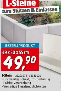 Bauhaus L-Steine Angebot