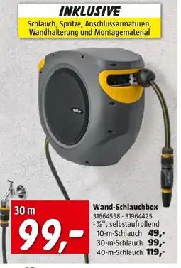 Bauhaus Wand-Schlauchbox Angebot