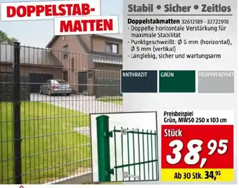 Bauhaus Doppelstabmatten Angebot