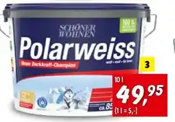 Bauhaus SCHÖNER WOHNEN-Farbe Wandfarbe Polarweiß Angebot