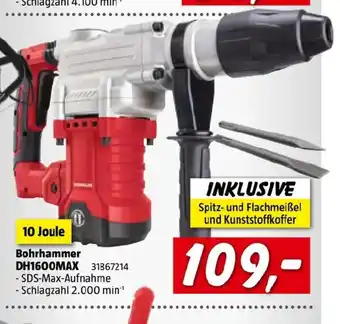 Bauhaus Bohrhammer DH1600MAX Angebot