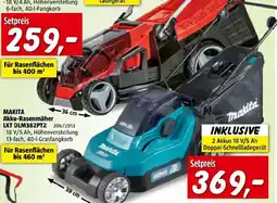 Bauhaus Makita akku-rasenmäher lxt dlm382pt2 Angebot
