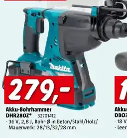 Bauhaus Akku-Bohrhammer DHR280Z Angebot