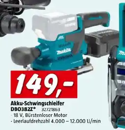 Bauhaus Akku-Schwingschleifer DBO382Z Angebot