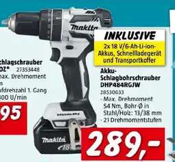 Bauhaus Akku- Schlagbohrschrauber DHP484RGJW Angebot