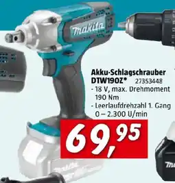 Bauhaus Akku-Schlagschrauber DTW190Z Angebot