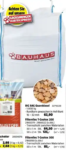 Bauhaus BIG BAG Quarzkiesel Angebot