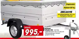 Bauhaus Anhänger Tieflader EU2 Angebot