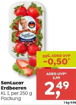 ADEG SanLucar Erdbeeren Angebot