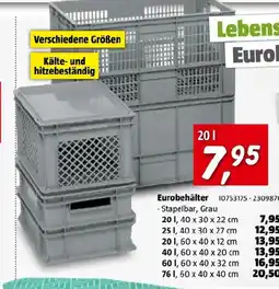 Bauhaus Eurobehälter Angebot