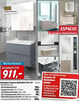 Bauhaus Camargue Espacio Badmöbel-Set G14 Angebot