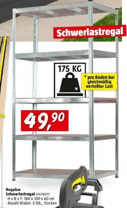 Bauhaus Regalux Schwerlastregal Angebot