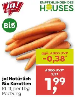ADEG Ja! natürlich bio karotten Angebot