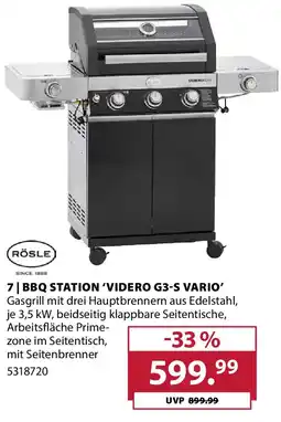 Dehner Bbq station 'videro g3-s vario' Angebot