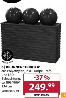 Dehner Brunnen 'tribola' Angebot