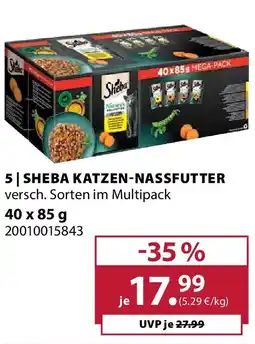 Dehner Sheba katzen-nassfutter Angebot
