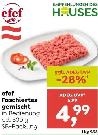 ADEG Efef Faschiertes gemischt Angebot