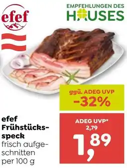ADEG Efef Frühstücks- speck Angebot