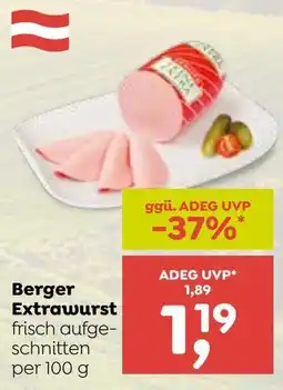 ADEG Berger Extrawurst Angebot