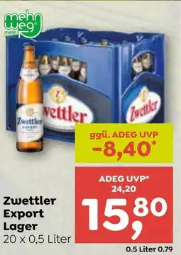 ADEG Zwettler Export Lager Angebot