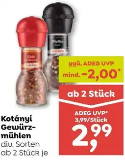 ADEG Kotányi Gewürz- mühlen Angebot