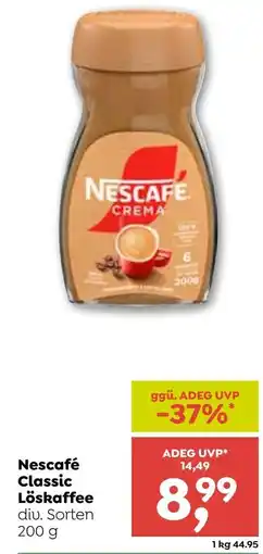 ADEG Nescafé Classic Löskaffee Angebot
