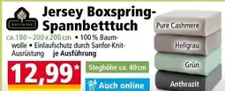 Norma Jersey Boxspring- Spannbetttuch Angebot