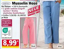 Norma Musselin Hose für Damen Angebot