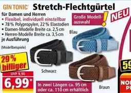 Norma Stretch-Flechtgürtel für Damen und Herren Angebot