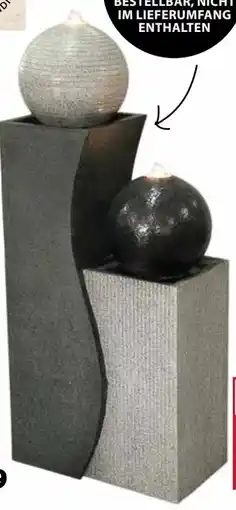 Dehner Dehner Polyresin-Gartenbrunnen Ying Yang Angebot