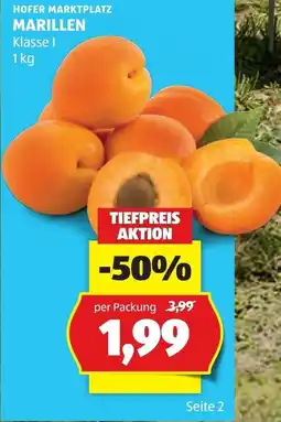 Hofer Marillen Angebot