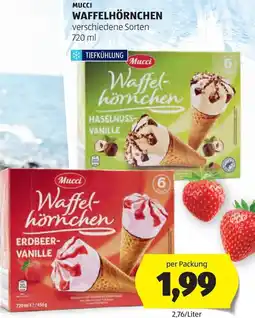 Hofer Mucci waffelhörnchen Angebot