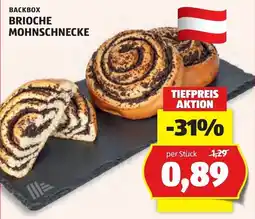 Hofer Backbox brioche mohnschnecke Angebot