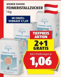 Hofer Wiener zucker feinkristallzucker Angebot