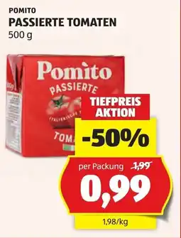 Hofer Pomito passierte tomaten Angebot