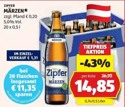 Hofer Zipfer märzen Angebot