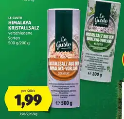 Hofer Le gusto himalaya kristallsalz Angebot